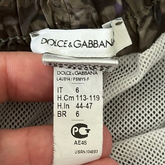 DOLCE & GABBANA Boys Swim Trunks Size 6 - Picture 8 of 8